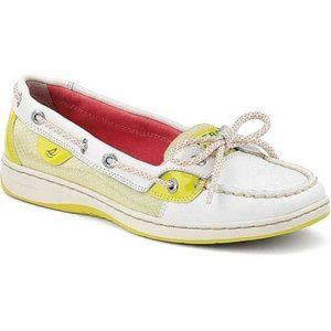 Sperry Top Sider Yellow Lace up Boat Shoes 8.5
